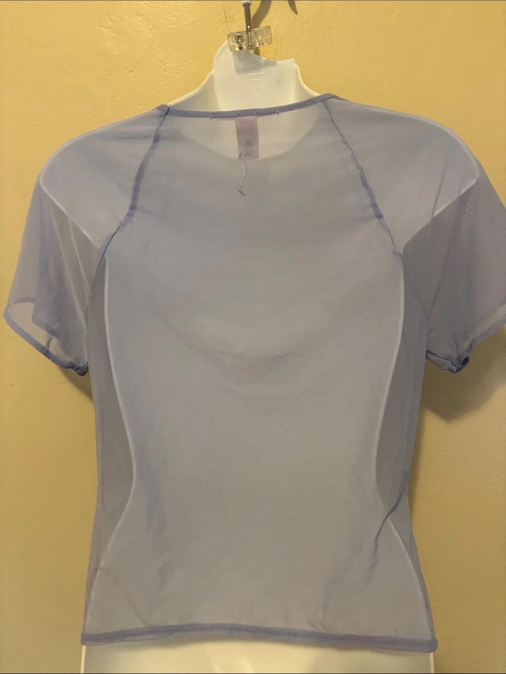 Victoria's Secret Lavender Ruched Short-Sleeve Top